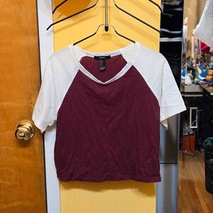 baseball tshirt crop top